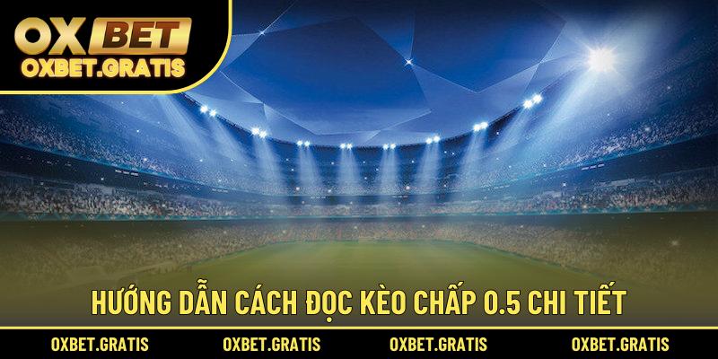 Hướng dẫn cách đọc kèo chấp 0.5 chi tiết