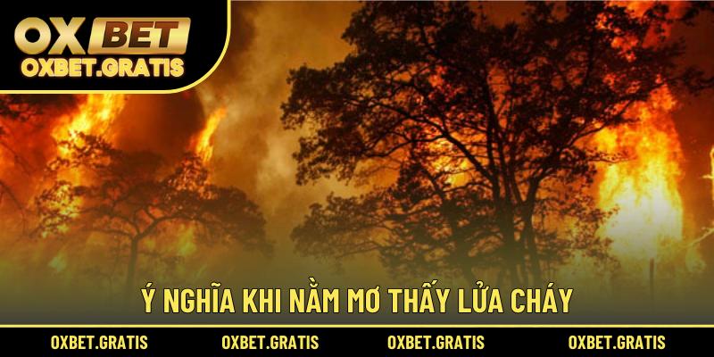 Ý nghĩa khi nằm mơ thấy lửa cháy